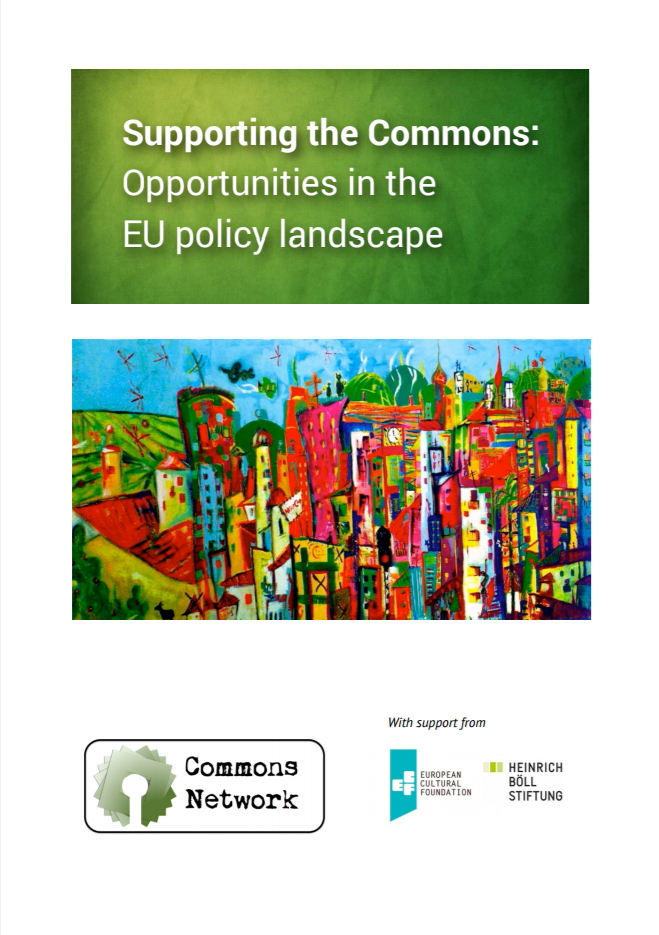 Supporting the Commons: Opportunities in the EU policy landscape